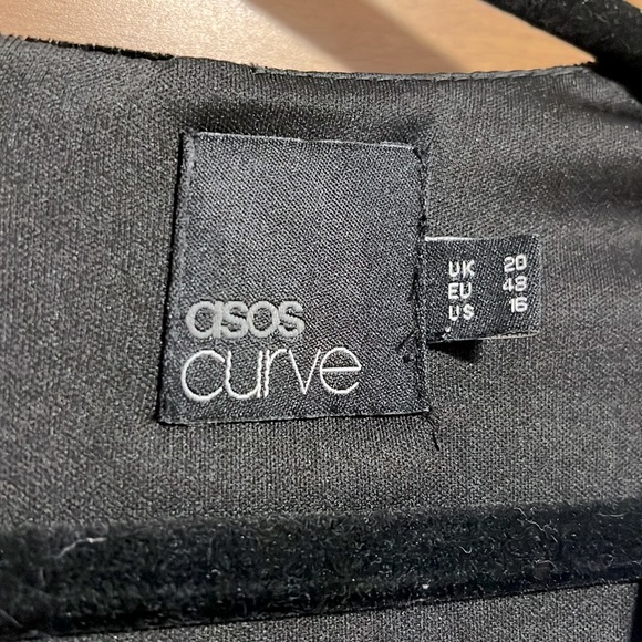 ASOS Curve Suede Romper - Picture 3 of 3